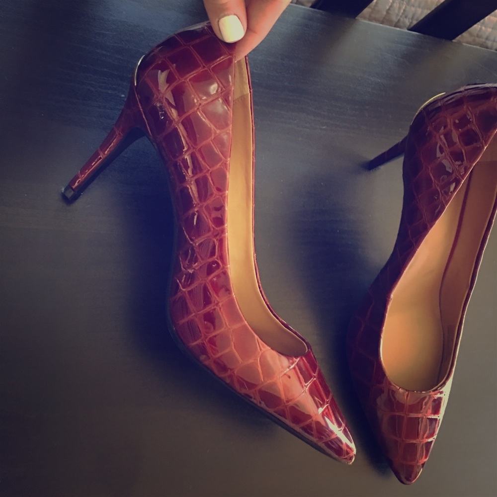 Calvin Klein red heels